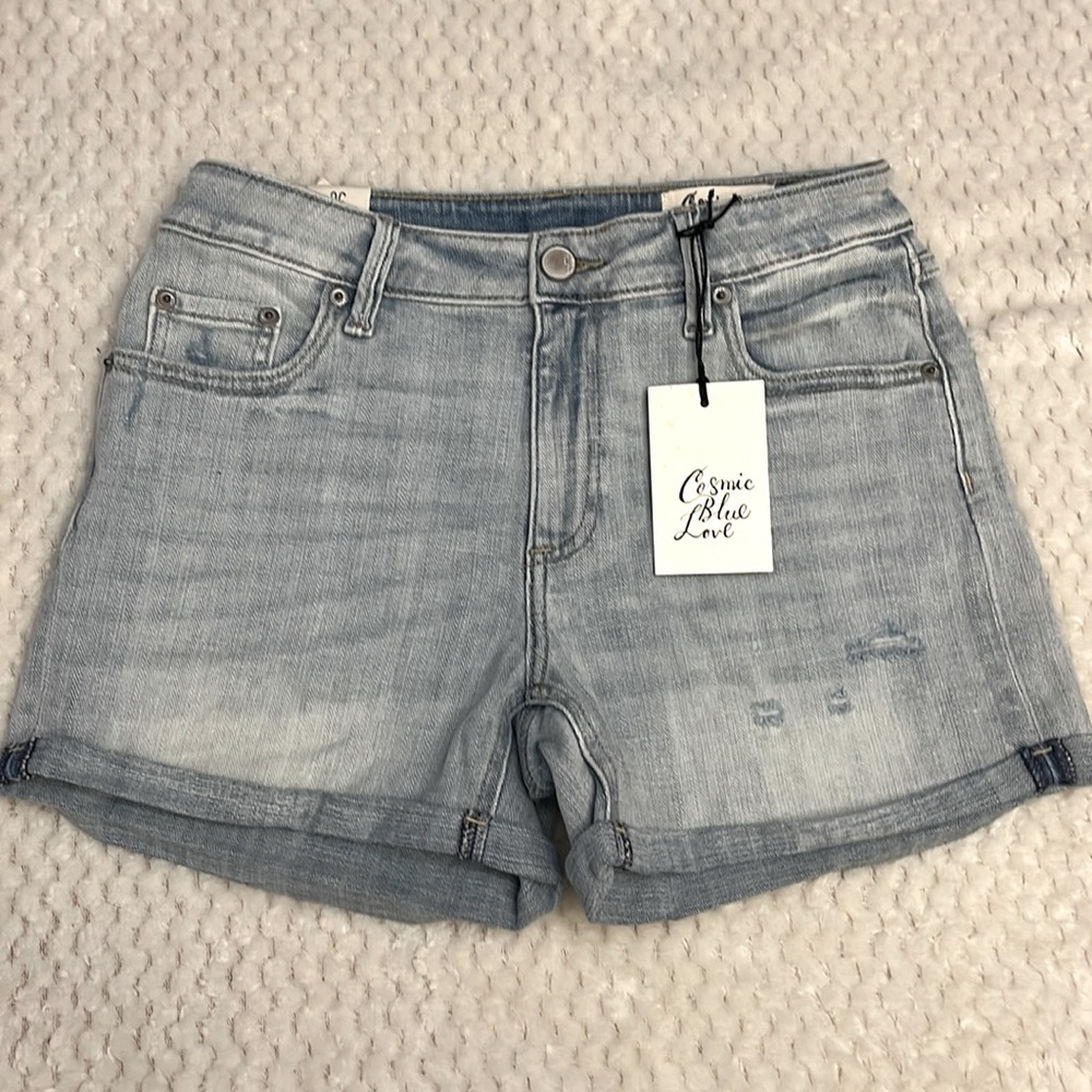 Cosmic Blue Jean shorts